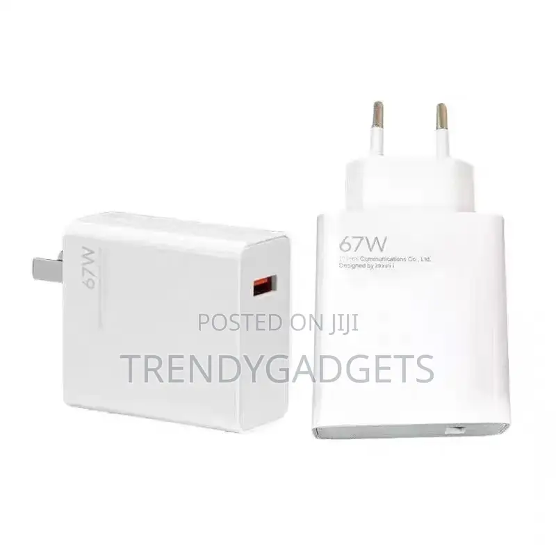 Xiaomi 67w Eu Fast Charger | Type-C Power Adapter + Data Cable
