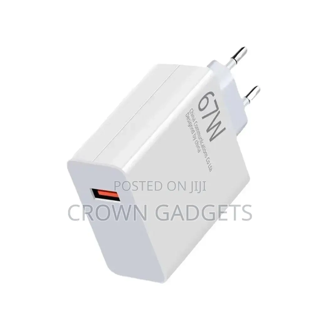 Xiaomi 67w Eu Fast Charger | Type-C Power Adapter + Data Cable