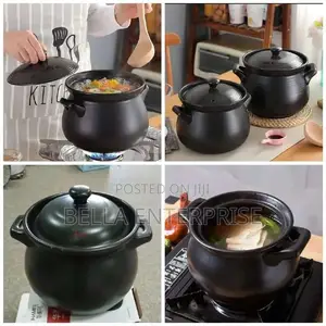 New Arrival Black Ceramic Cooking Pot