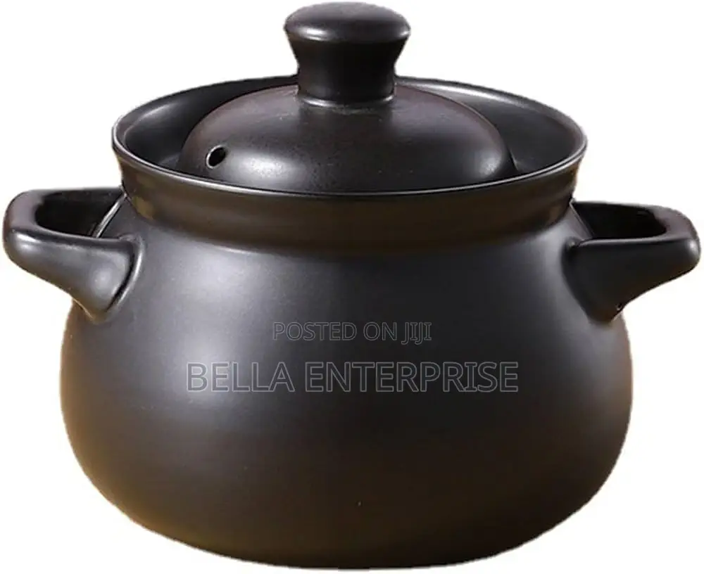 New Arrival Black Ceramic Cooking Pot