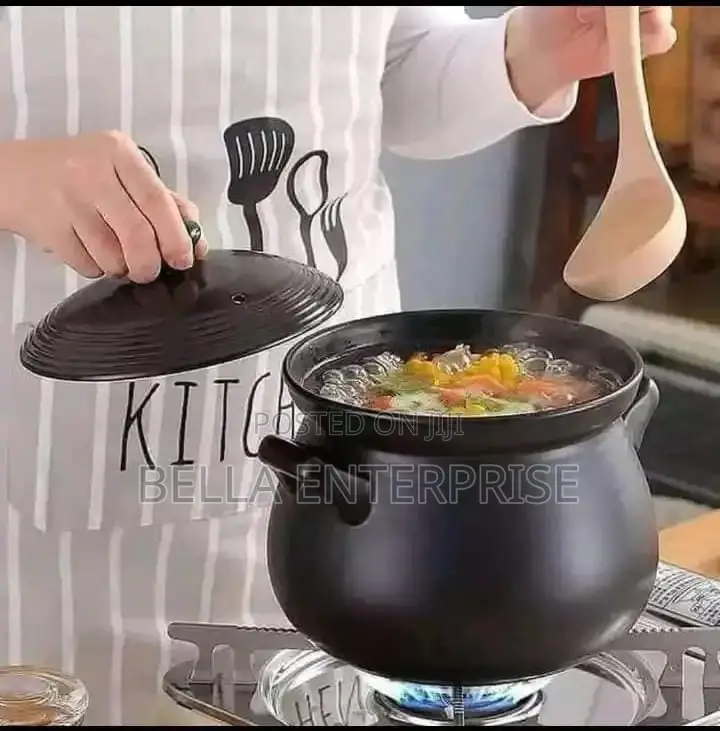 New Arrival Black Ceramic Cooking Pot