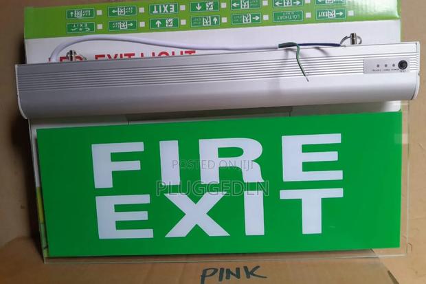 Emergency Fire Exit Signs- Powered - main view