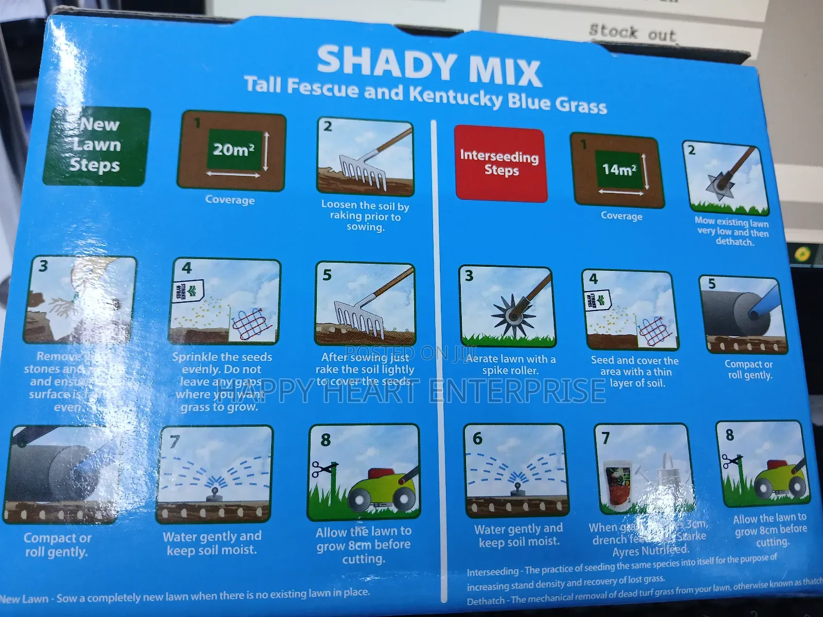 Shady Mix Lawn Seed 500g