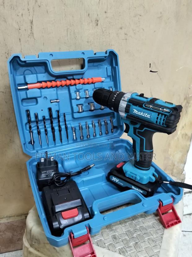 Gypsum Makita Cordless Drill 36 V And 2 Battery
