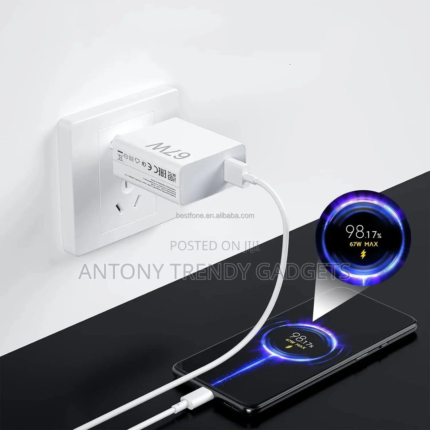 Xiaomi 67w Quick Charge Eu Plug | Type-C Cable Included