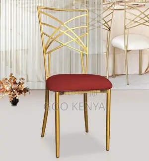 Home Chair; Designer Gold Event Chairs With Plush Cushions for Wedding