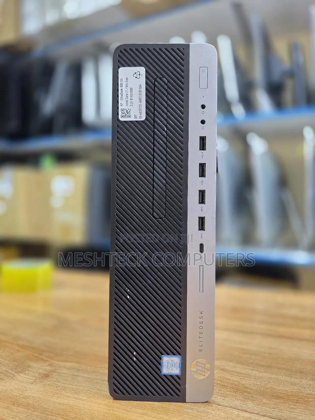 Desktop Computer HP EliteDesk 800 G4 8GB Intel Core I7 HDD+SSD 256GB - main view