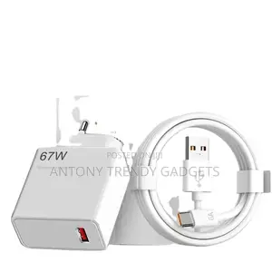 Xiaomi 67w Turbo Charge Adapter + Type-c Cable | Original Eu Charger