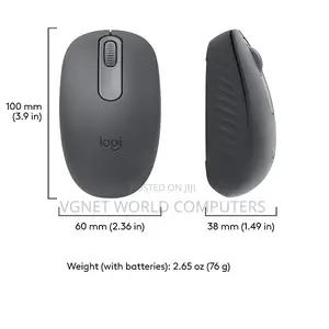 Logitech M196 Bluetooth Wireless Mouse, , 12-Month Battery Life.