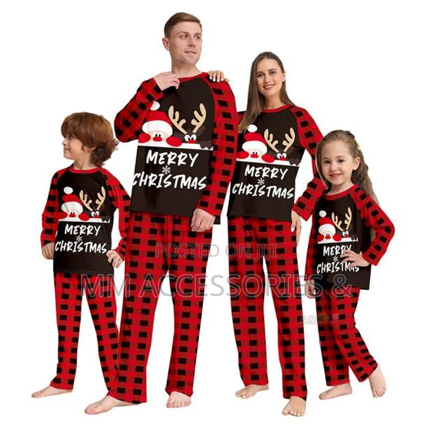 Christmas Pajamas Outfit for Both Adults Kids Pyjamas Set(Top+Pant)