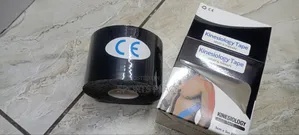 Black 5cm by 5m Kinesiology Tape