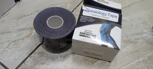 Black 5cm by 5m Kinesiology Tape
