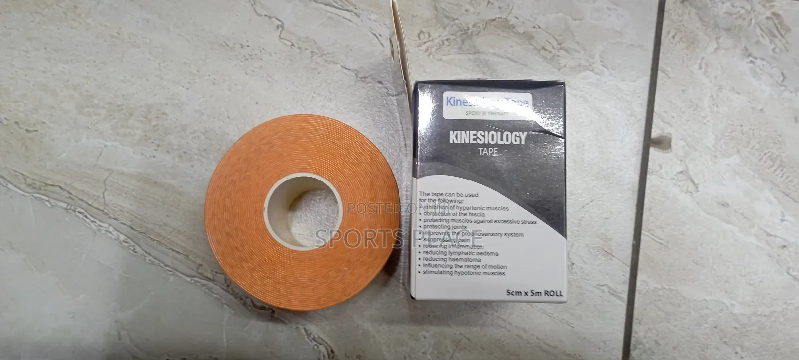 Orange Sportstape Kinesiology Tape