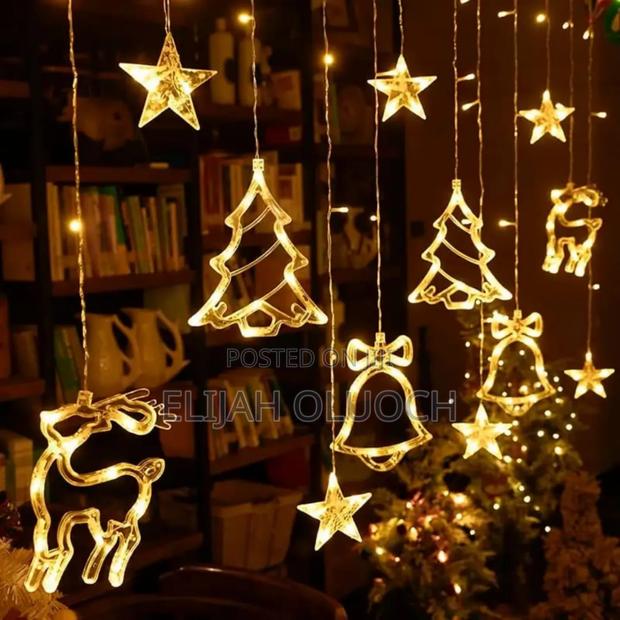 10 PCS Mixed Design Christmas W Led Garland Curtain Light