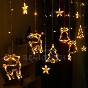 10 PCS Mixed Design Christmas W Led Garland Curtain Light