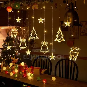 10 PCS Mixed Design Christmas W Led Garland Curtain Light