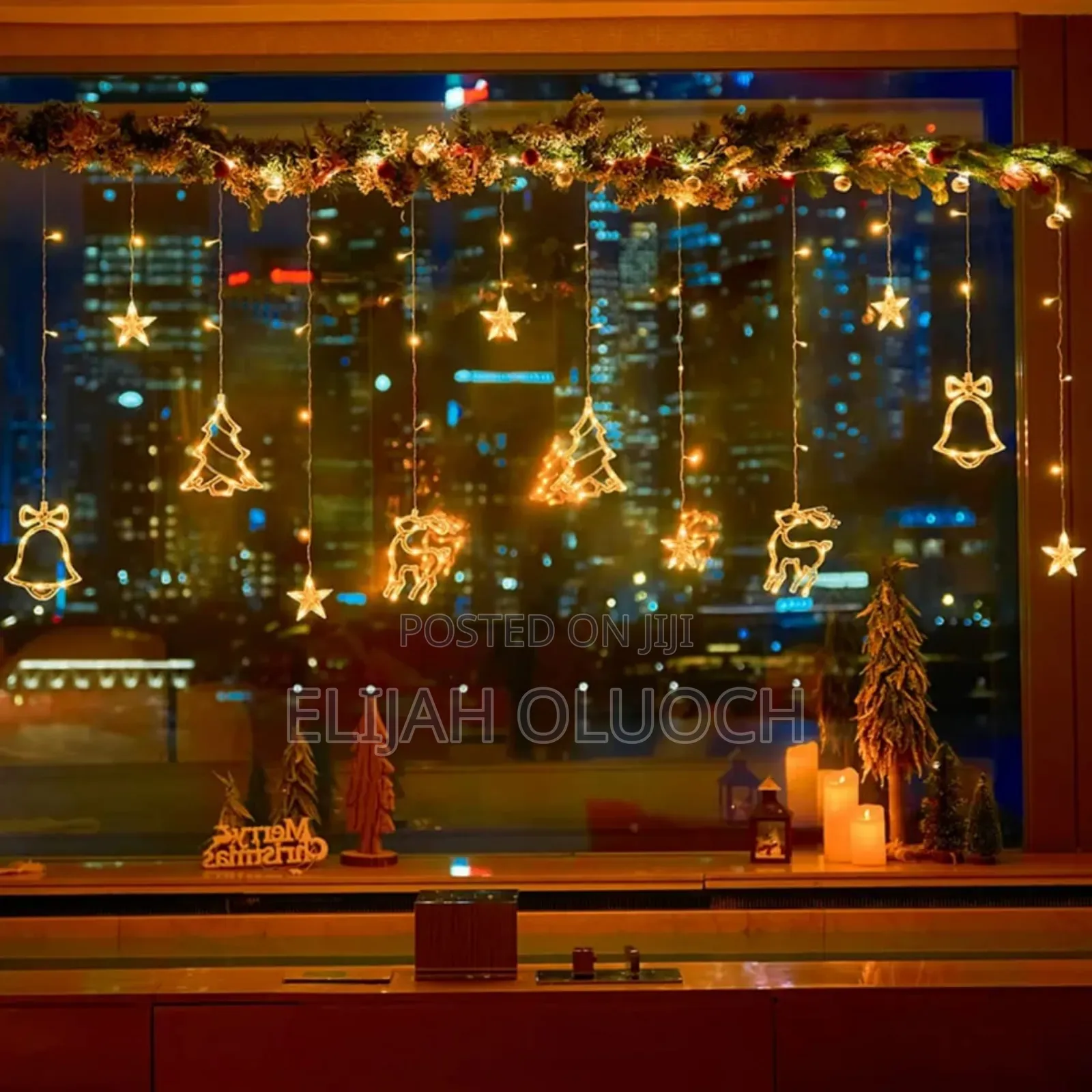 10 PCS Mixed Design Christmas W Led Garland Curtain Light