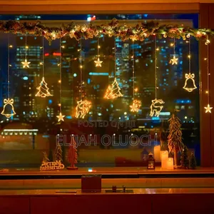 10 PCS Mixed Design Christmas W Led Garland Curtain Light