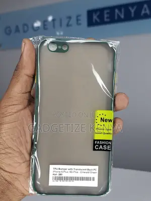 Case Cover for iPhone 6-Plus; 6s-Plus With Bumper and Translucent Back