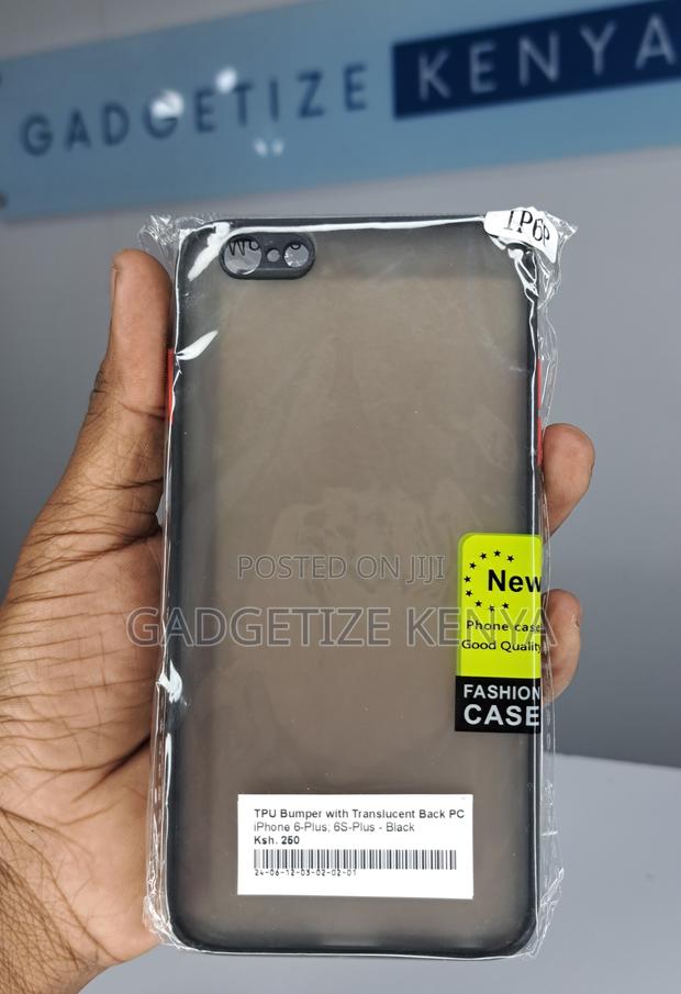 Case Cover for iPhone 6-Plus; 6s-Plus With Bumper and Translucent Back - thumbnail 9