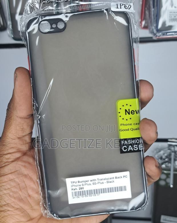 Case Cover for iPhone 6-Plus; 6s-Plus With Bumper and Translucent Back - thumbnail 10