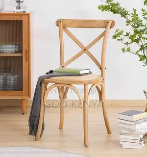 Home Chair; High-End Wood Crossback Banquet Chair for Outdoor/Indoor
