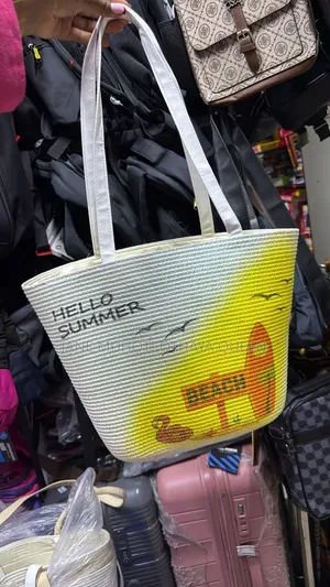 Straw Summer Bags With Zip