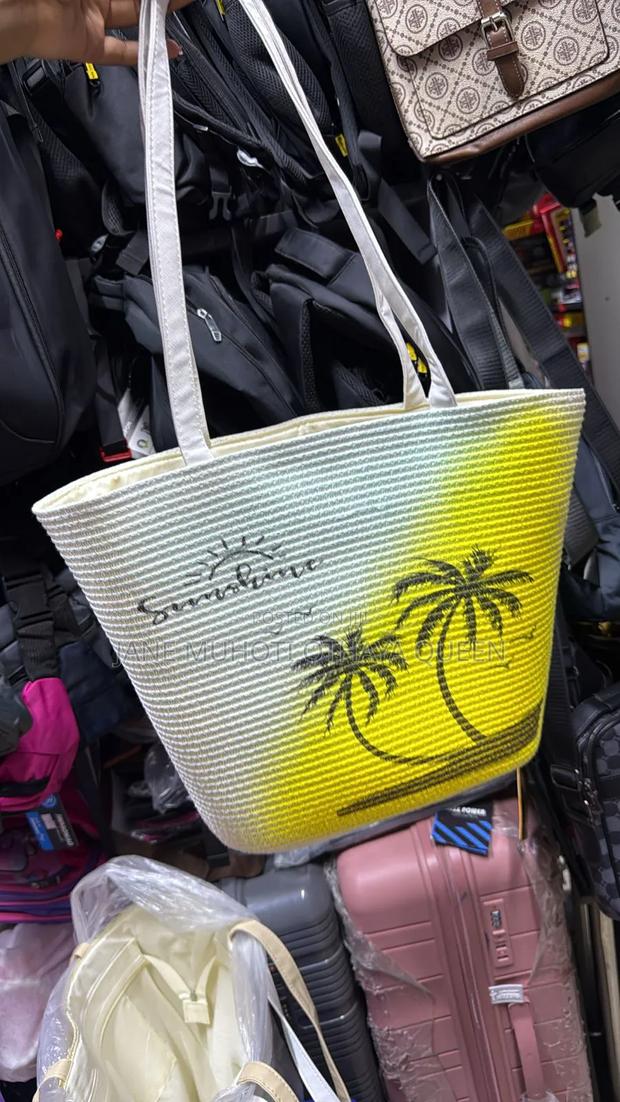 Straw Summer Bags With Zip - thumbnail 3