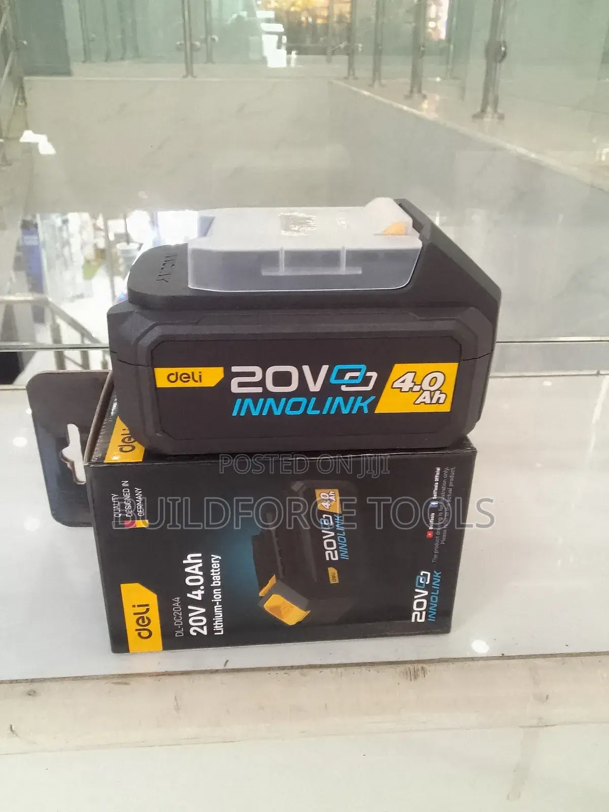 Deli 20v 4ah Lithium Iron Cordless Battery