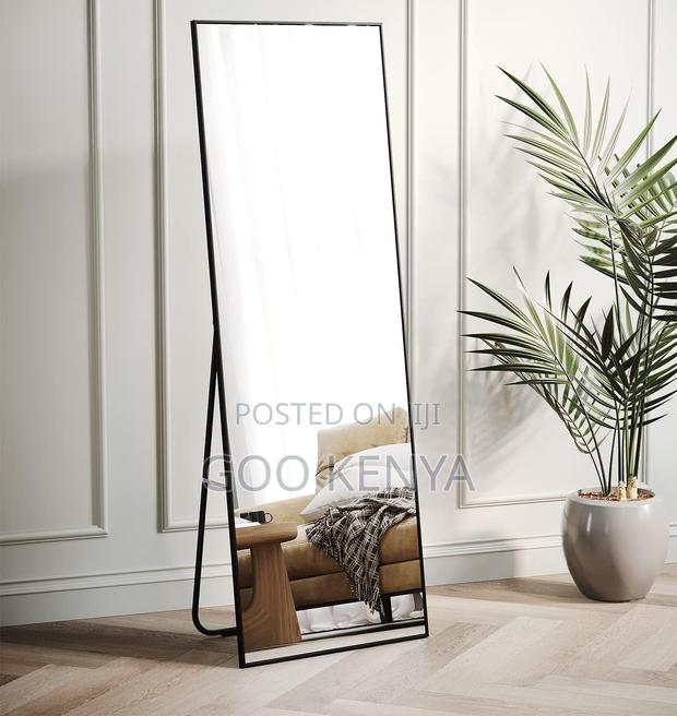 Home Mirror; Luxury Aluminium Frame Floor Mirror – Full Body View - thumbnail 5