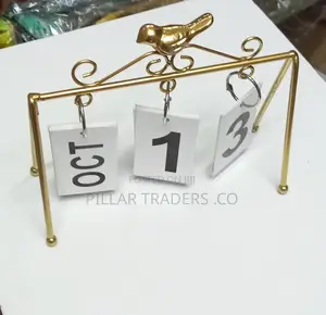 Desk Metallic Calendar