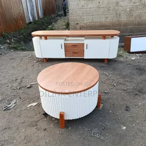 Woden Curved Serve Coffee Table