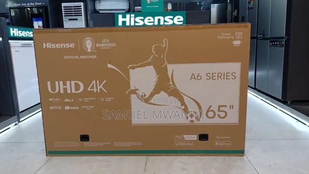 Hisense 65" Smart Uhd Frameless Smart Tv A6q Latest Model