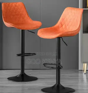 Home Kitchen Stool; Swivel Leather Stool for Kitchen Dining Counters