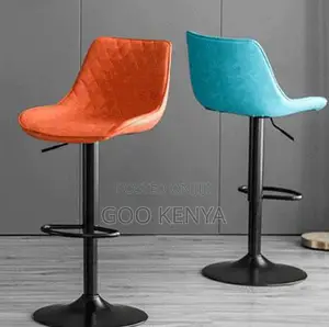 Home Kitchen Stool; Swivel Leather Stool for Kitchen Dining Counters