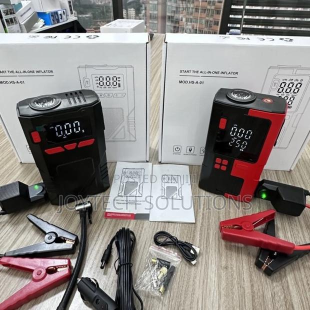 Powerfull Jump Starter With Tyre Inflators.