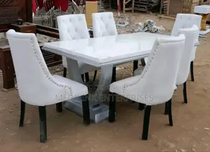 V Curve Chairs 6 Seater Set