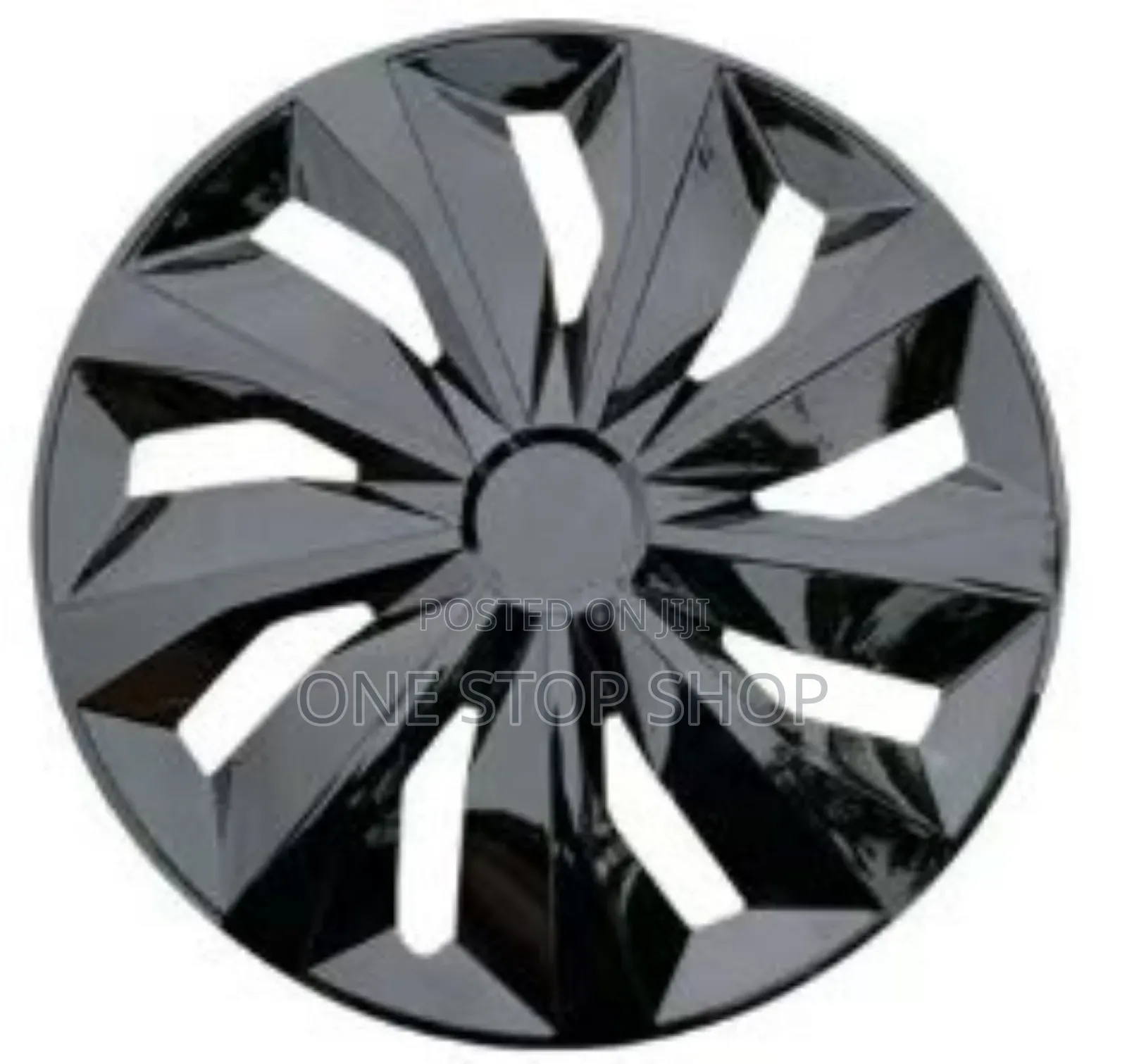 14" Black Universal Wheel Caps Covers 4pcs