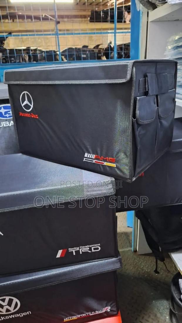 Mercedes,Toyota, Volkswagen Black Boot Organizer Bag