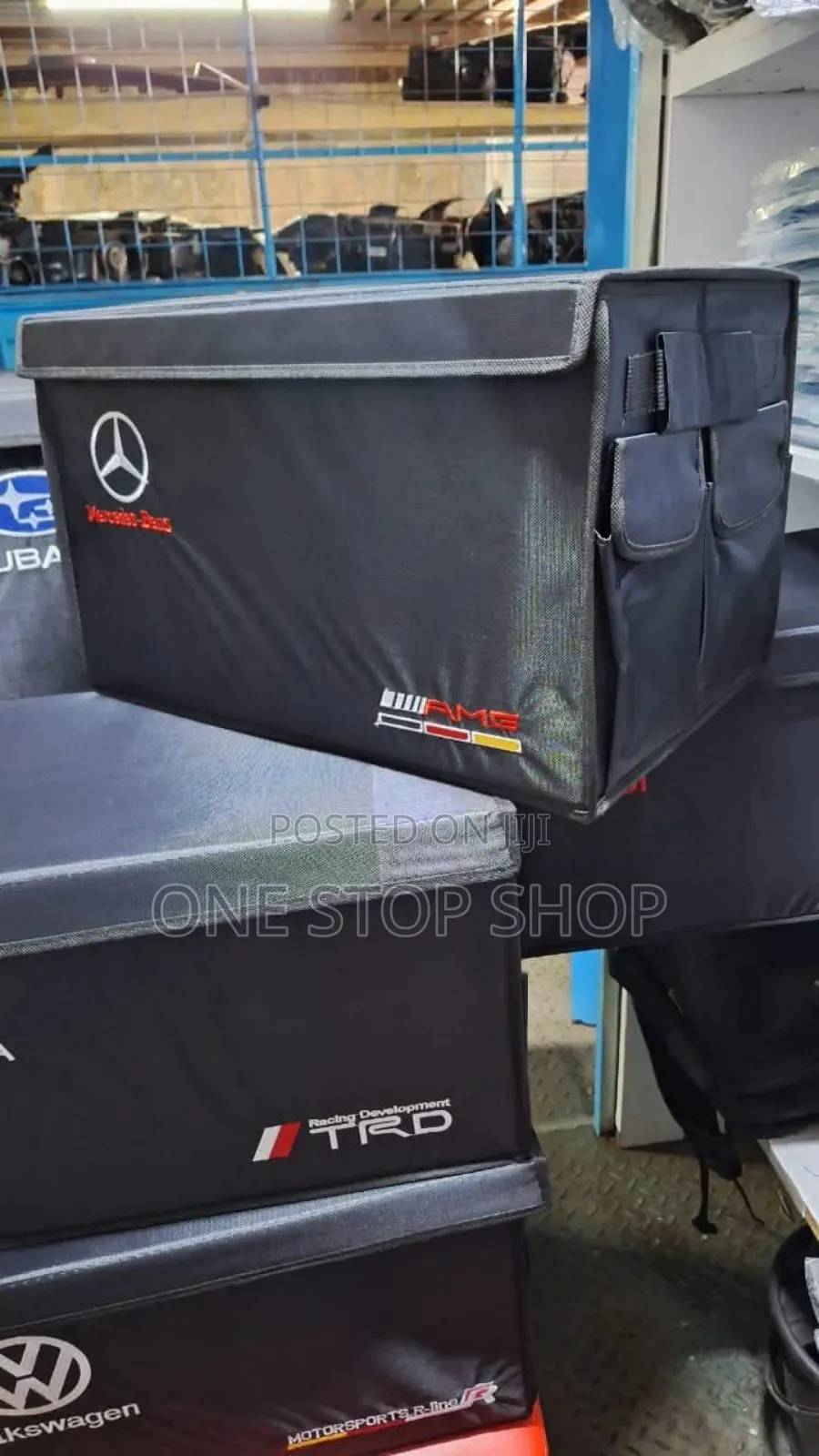 Mercedes,Toyota, Volkswagen Black Boot Organizer Bag