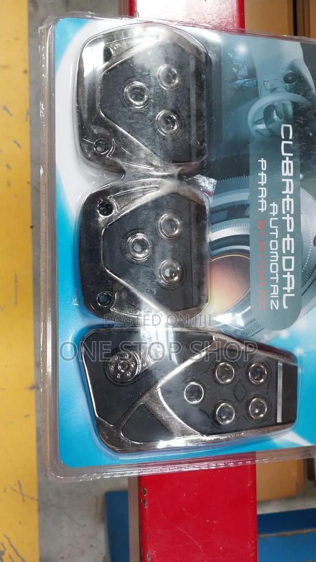 Silver Black Manual Cars Nonslip Brake Pad Pedal Cover