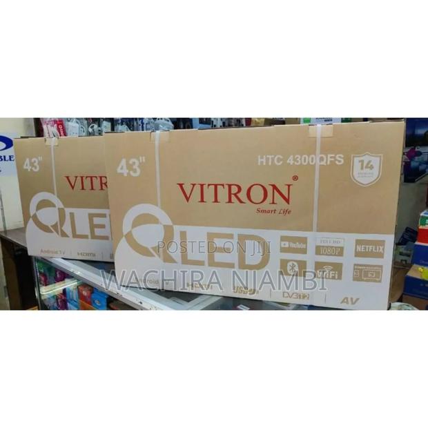 Vitron 43" Qled Smart Android Tv – Htc4300qfs - thumbnail 2
