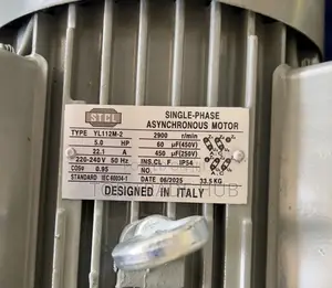 Stcl 100% Copper  Single Phase Electric Motor 5hp 2900rpm(High-speed)