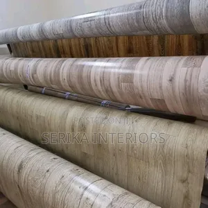 Stain Free Mkeka Ya Mbao Vinyl Flooring Environmental Friendly