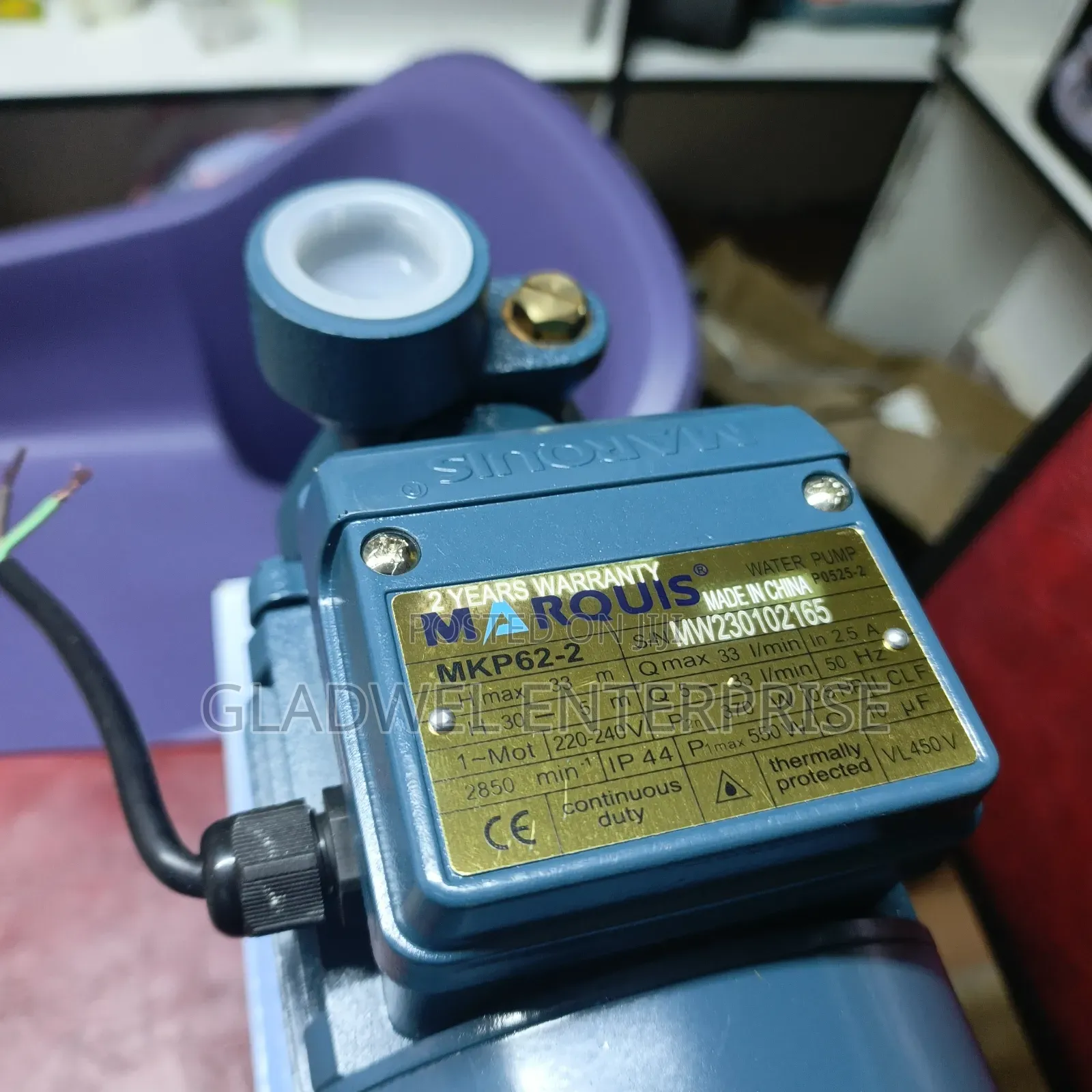 Original Marquis Water Booster Pump 0.5hp