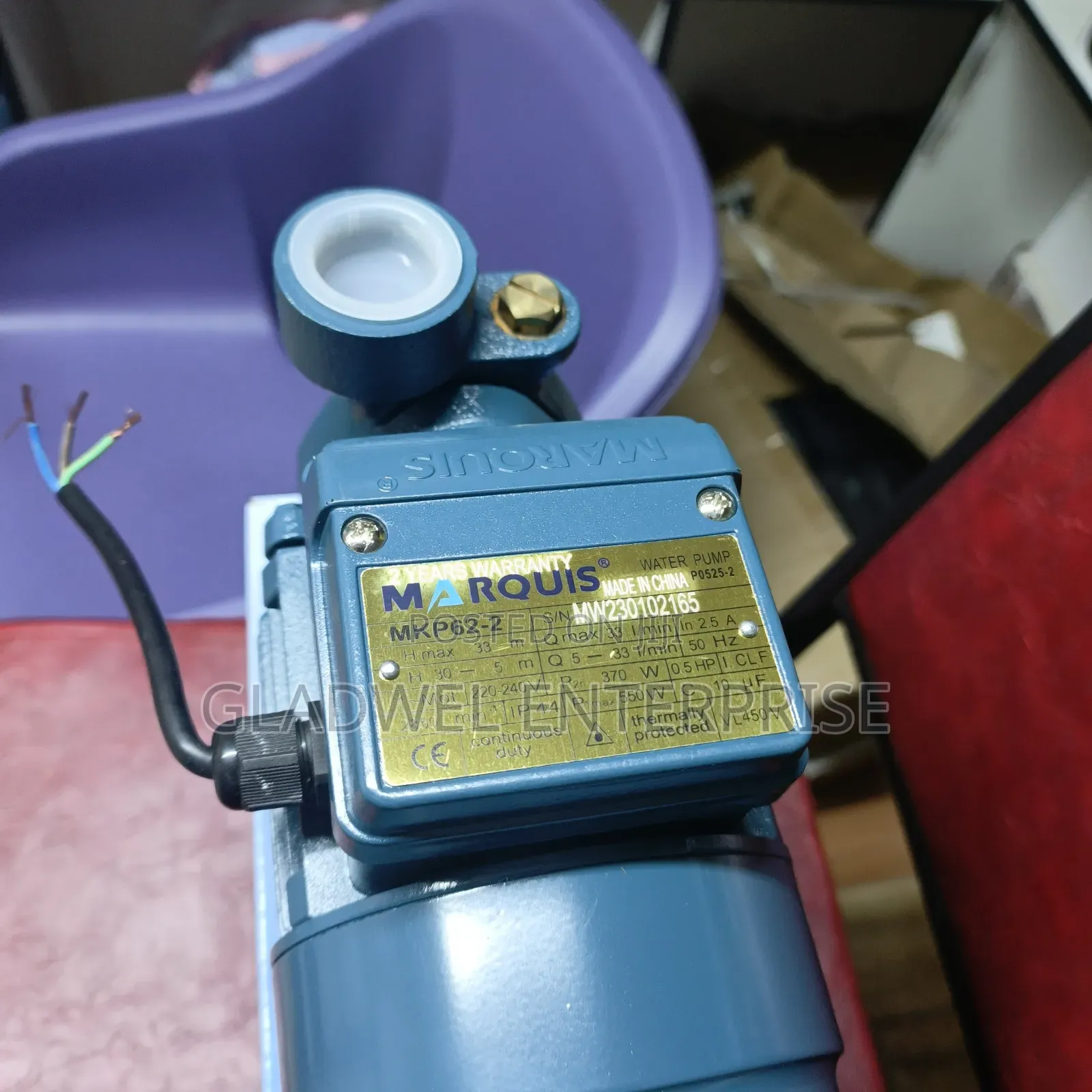 Original Marquis Water Booster Pump 0.5hp