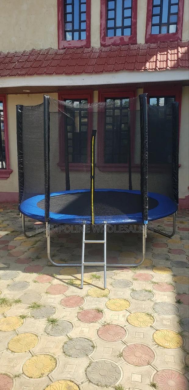 8ft Trampoline Available High Quality - thumbnail 3