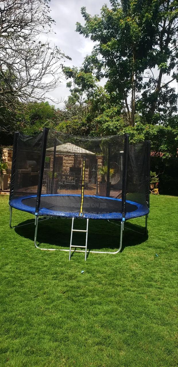 16ft Outdoor Trampoline High Quality With Ladder and Safety Net - thumbnail 4
