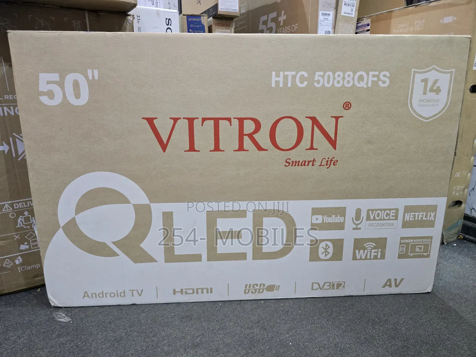 Vitron 50 Inch Qled Full Hd 5088qfs Smart Android Tv