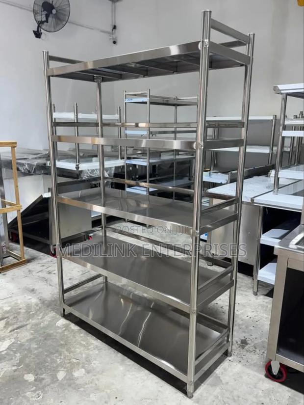 Stainless Steel Ss304 Commercial Kitchen Dry Storage Space